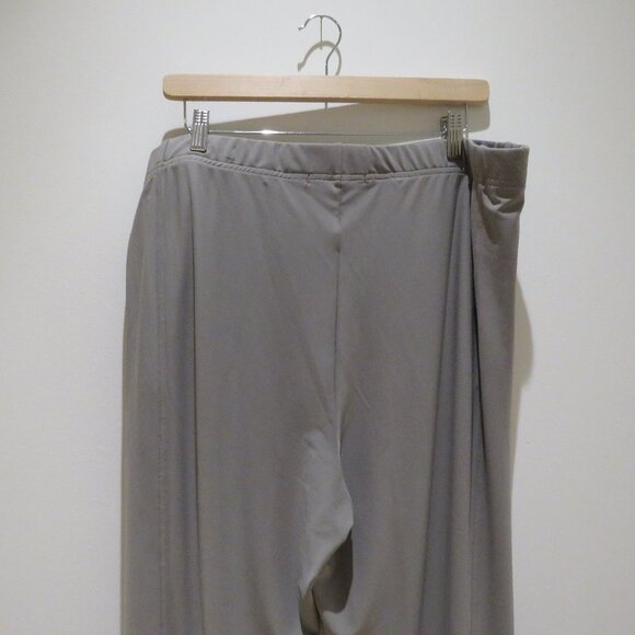 SYMPLI Half Cuff Jogger Pants in Taupe Lagenlook Travel Casual Comfy Size 16 NWT - Picture 9 of 14